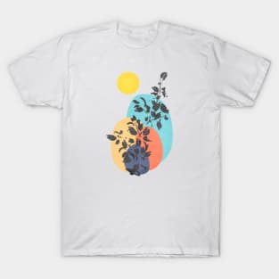 Minimalist Abstract Nature Art #10 Gentle Plant T-Shirt